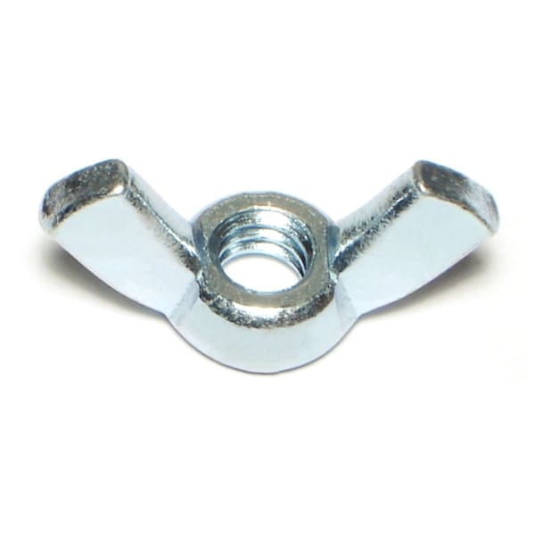 Midwest Fastener Wing Nut, 1/4"-20, Steel, Zinc Plated, 100 PK 03804 - main